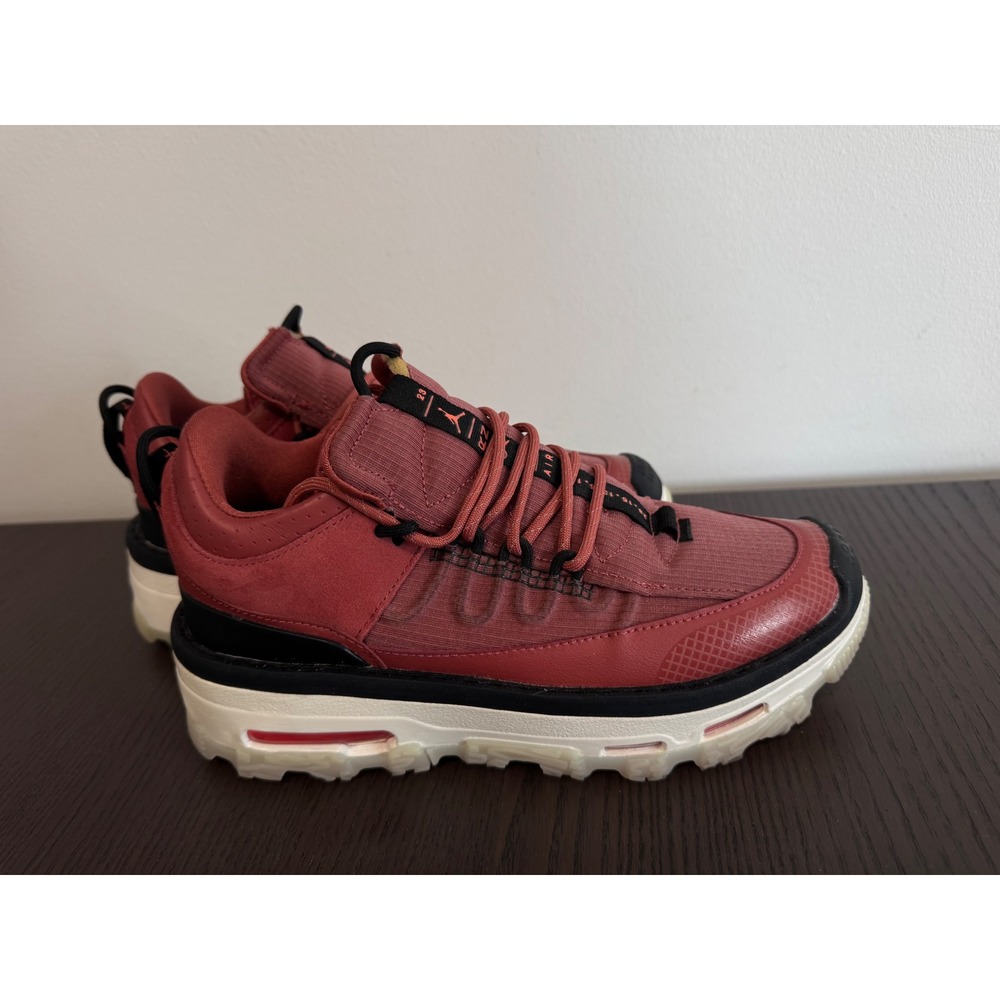 Jordan Air Mae Womens 7.5 Nike Canyon Rust Black Chunky Platform Sneakers Shoes - Picture 3 of 6